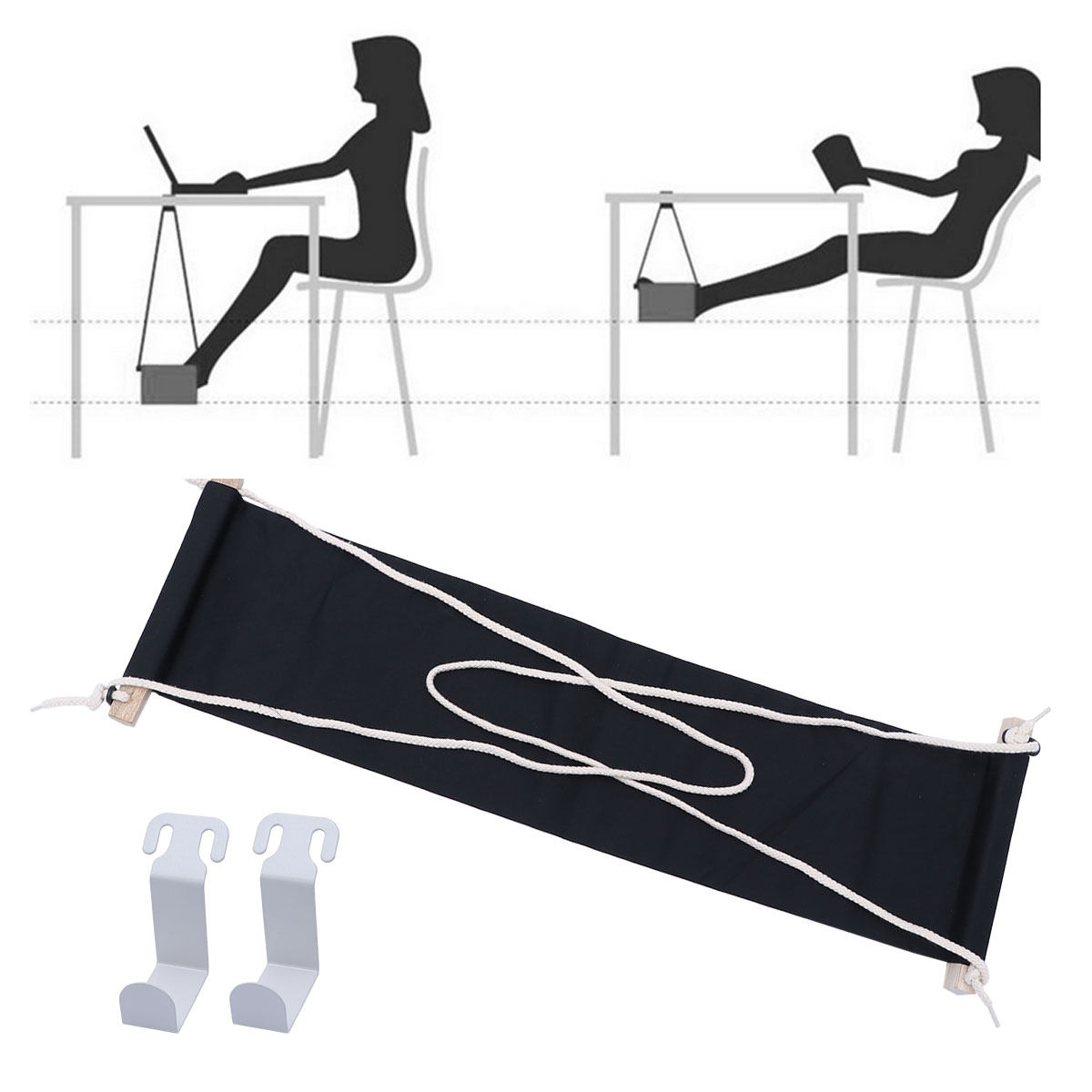 Foldable Under Desk Foot Hammo - Footrest Under Desk review and price