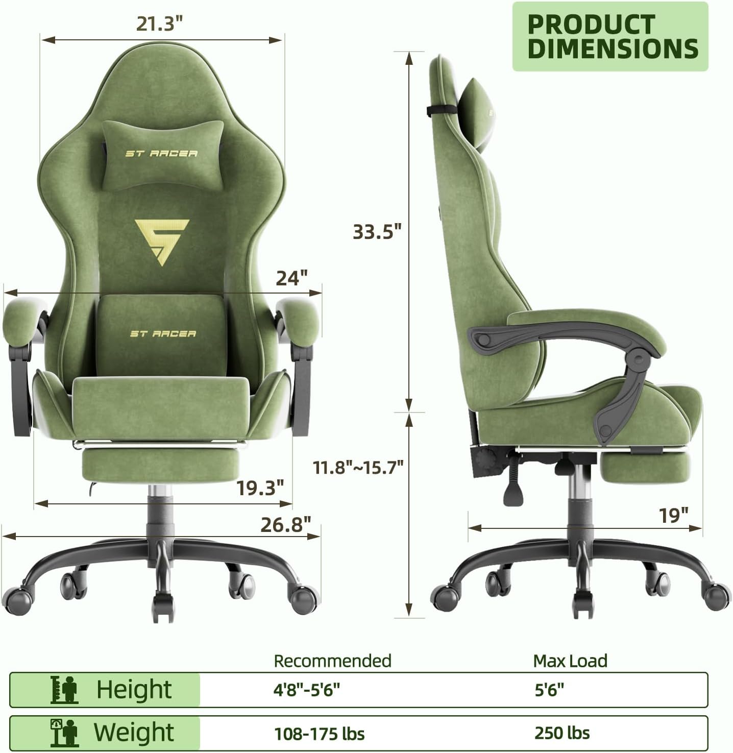 Gaming Chair Racing for Adult, - Video Gaming & Esports Usd Acc review and price