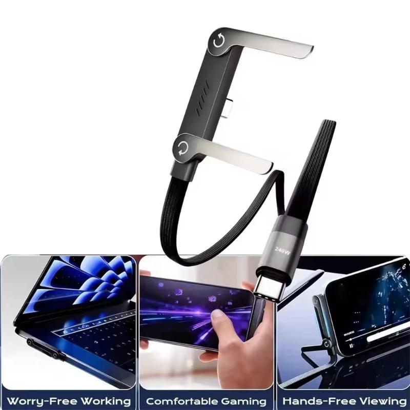 【2 In 1 Foldable Phone Stand 2 - Video Gaming & Esports Usd Acc review and price