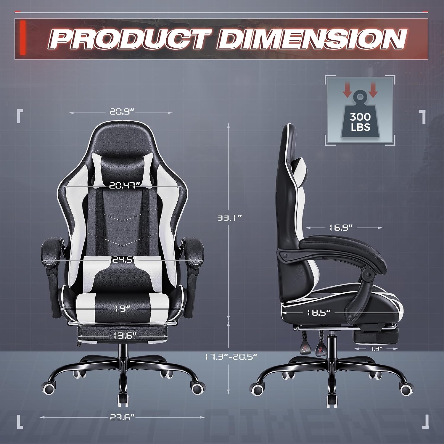 Furmax Gaming Chair, Video Gam - Video Gaming & Esports Usd Acc review and price