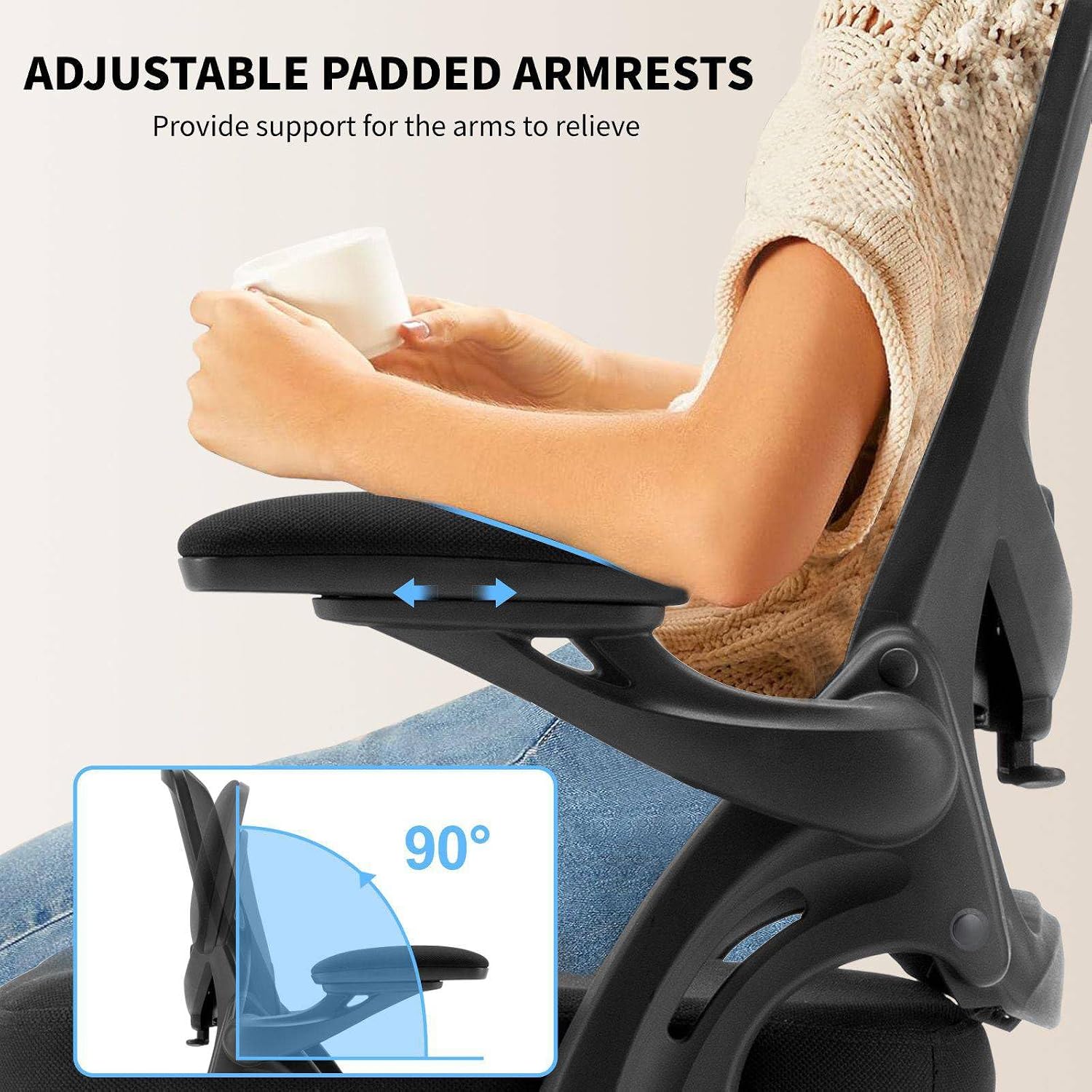 Drafting Chair, Tall Office Ch - Footrest Under Desk review and price